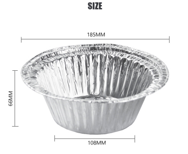 Round foil take-out pan MT-R185 Round foil take-out pan MT-R185
