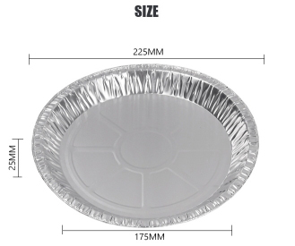 Round foil take-out pan MT-R225 Round foil take-out pan MT-R225