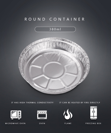 Round foil take-out pan MT-R165B Round foil take-out pan MT-R165B