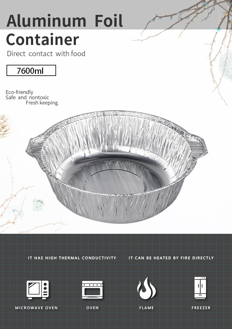 Aluminum foil pots MT-POT390 Aluminum foil pots MT-POT390