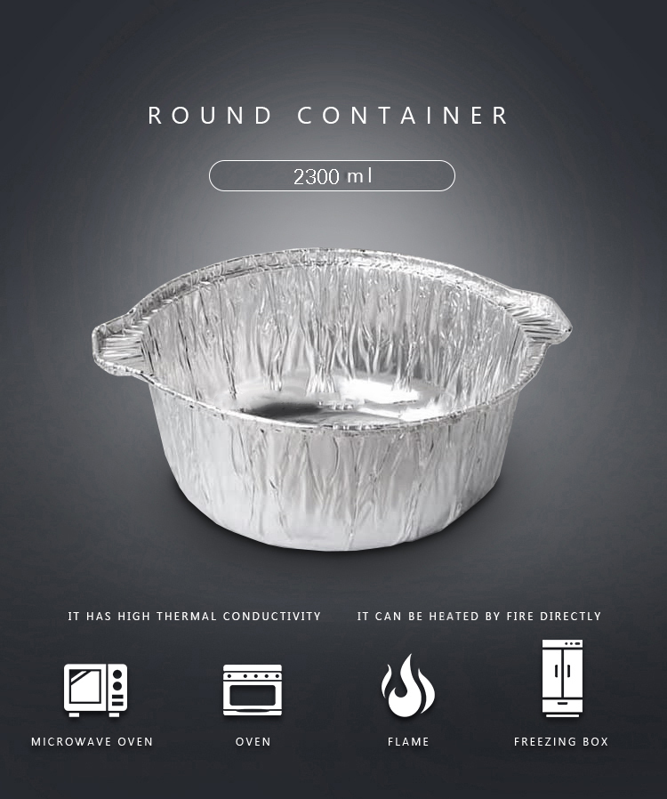 Aluminum foil pots MT-POT252 Aluminum foil pots MT-POT252