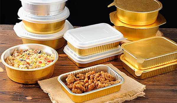 Aluminum foil lunch boxes for catering Aluminum foil lunch boxes for catering