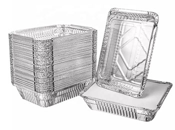RE195 aluminum foil container